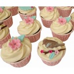 Çiçekli Cupcake